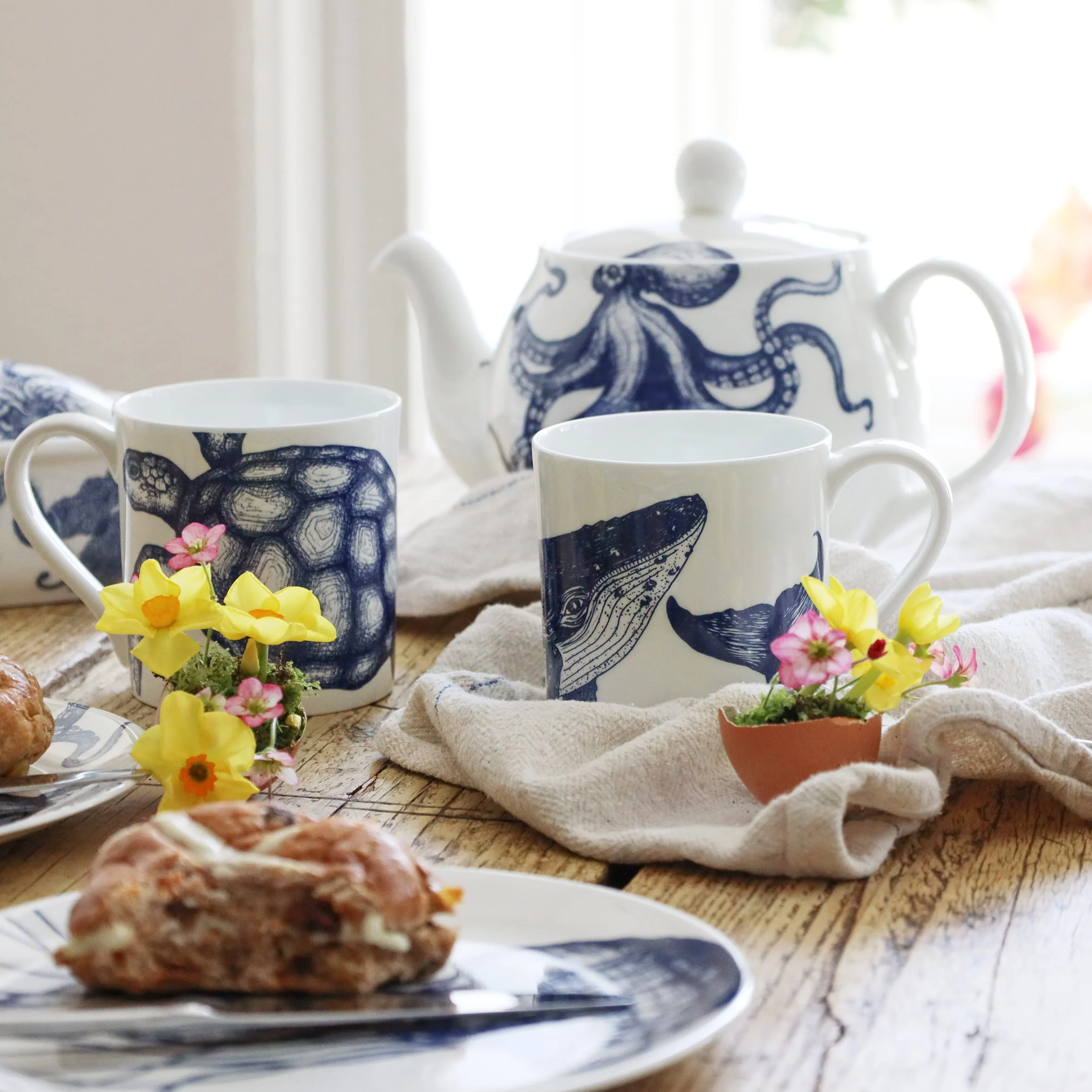 Bone China Whale Mug - Image 3