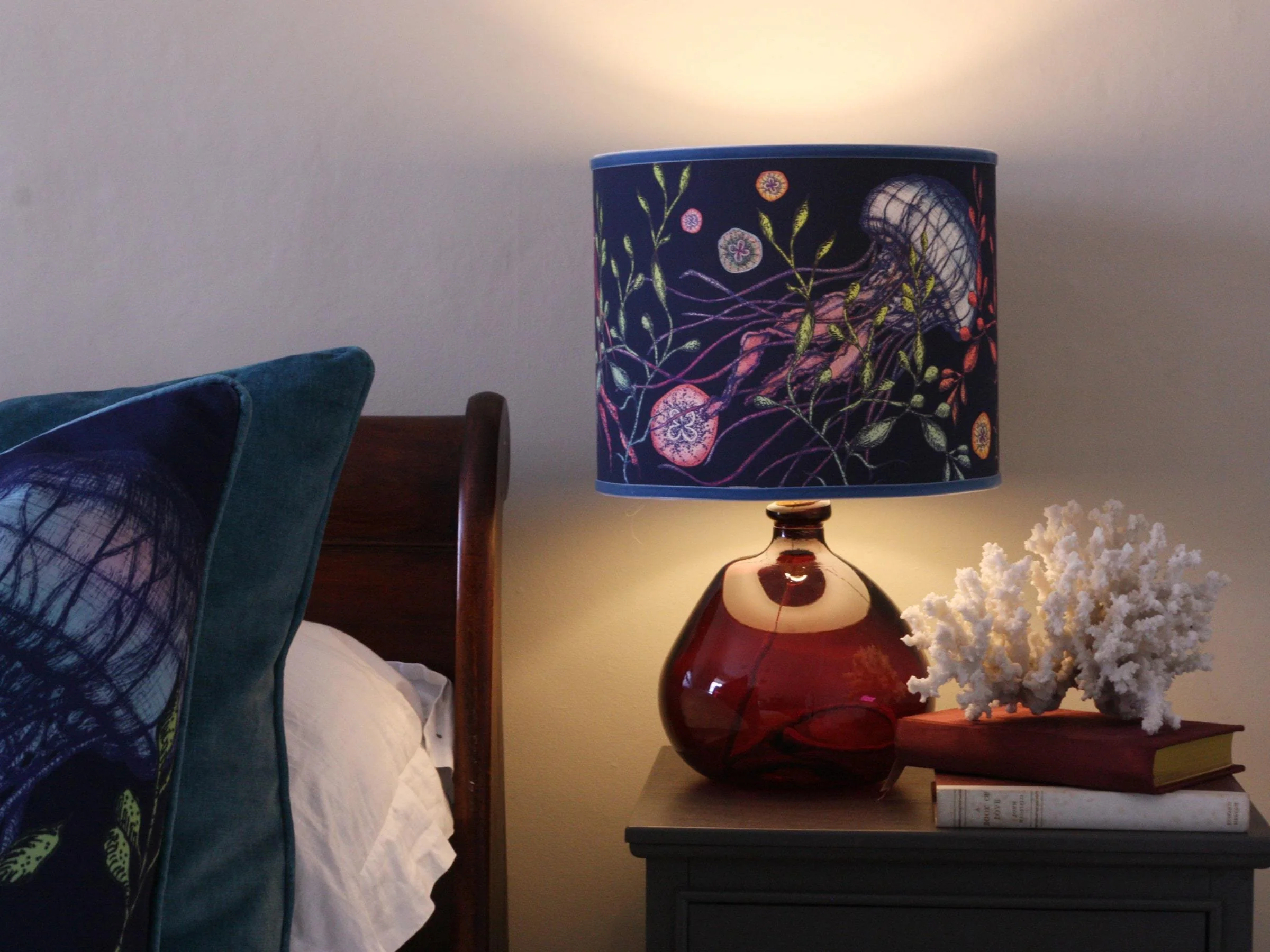 Navy Canyons Reef Lampshade - Image 3