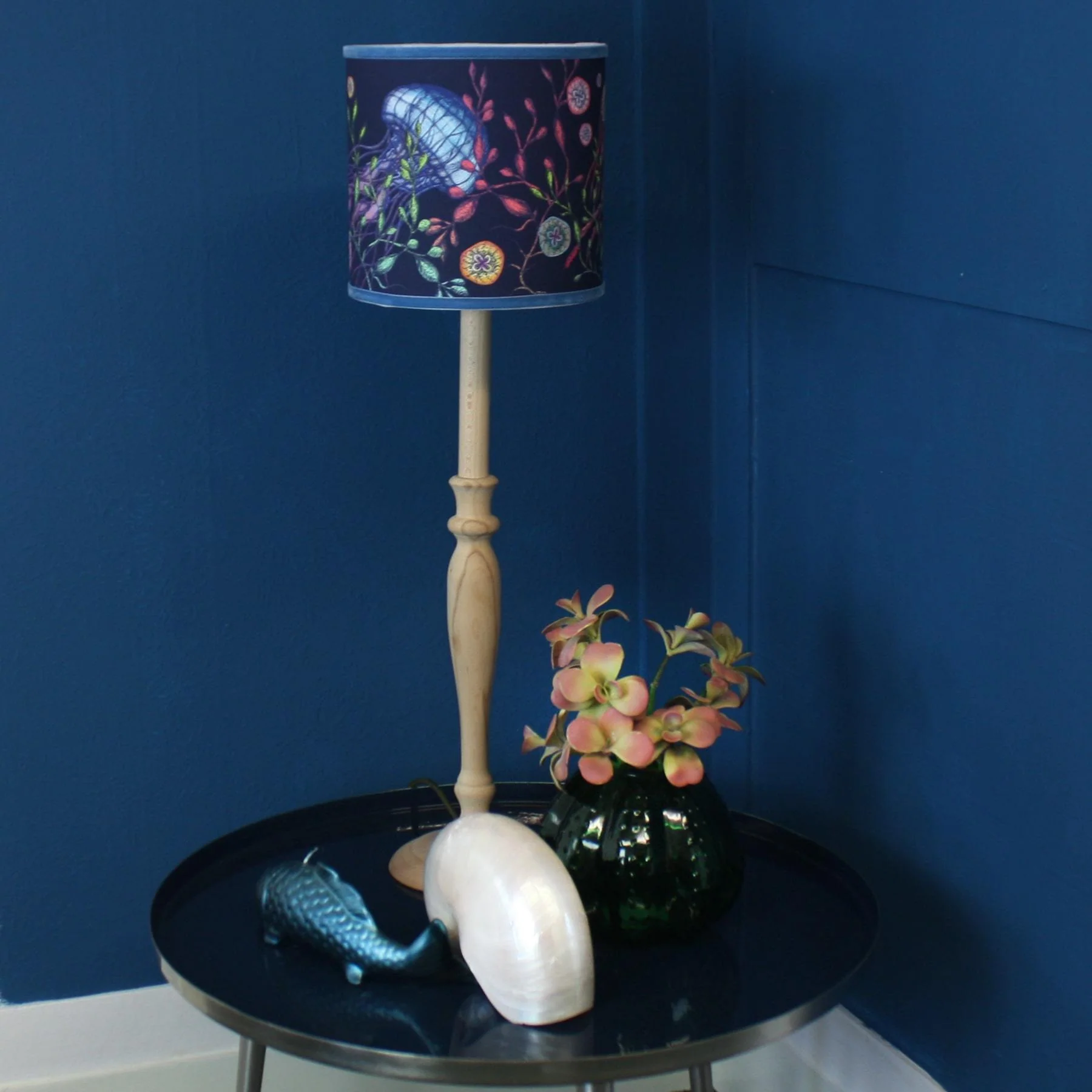 Navy Canyons Reef Lampshade - Image 4