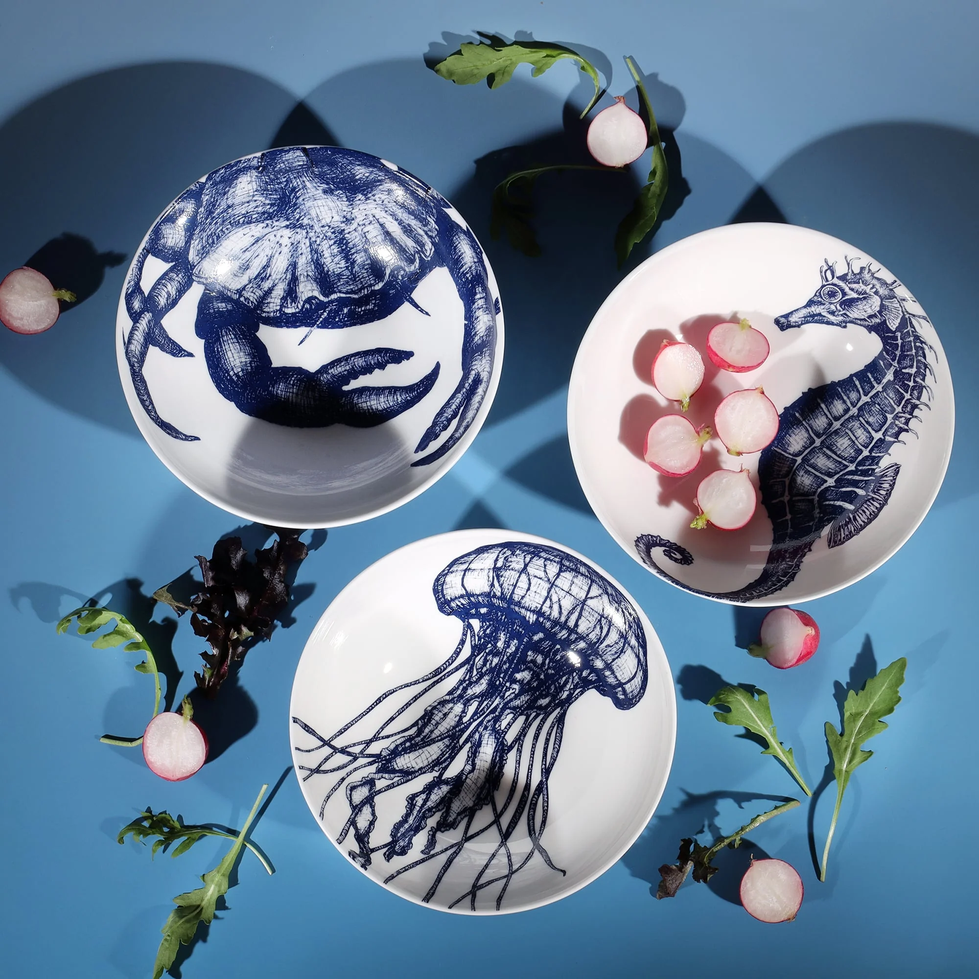 Bone China Seahorse Bowl - Image 3