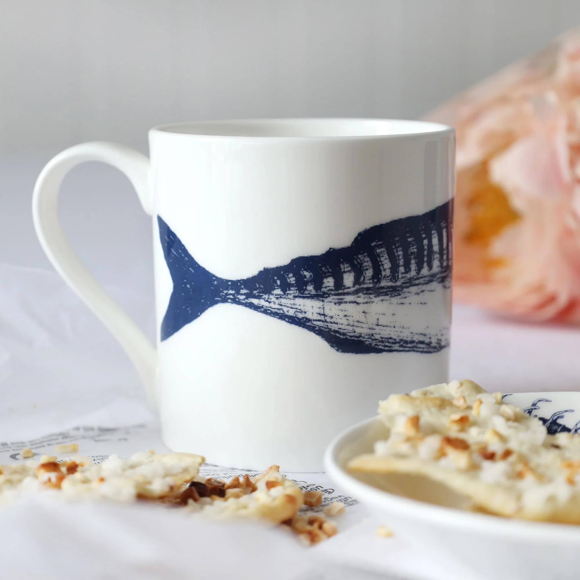 Bone China Mackerel Mug - Image 3