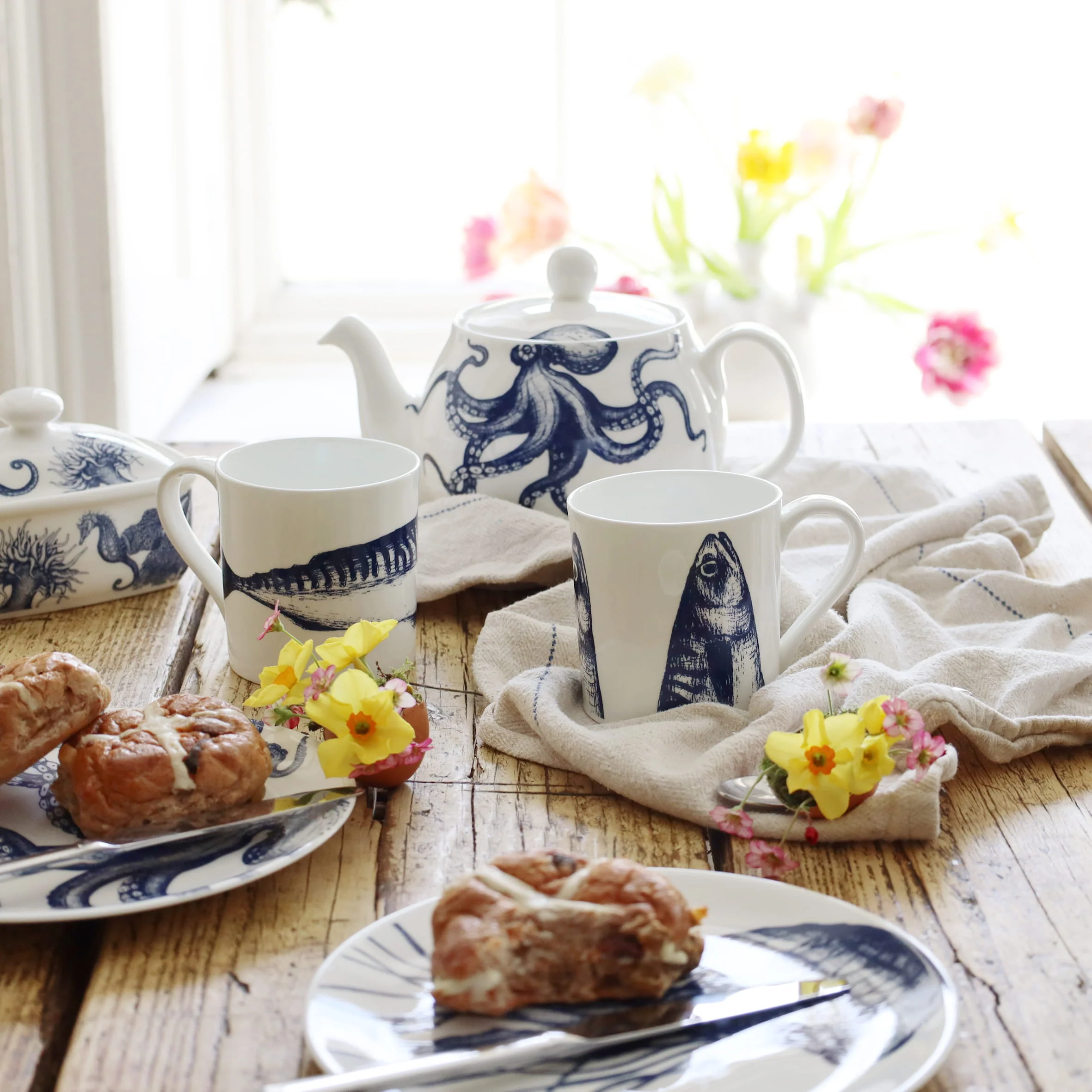 Bone China Mackerel Mug - Image 5