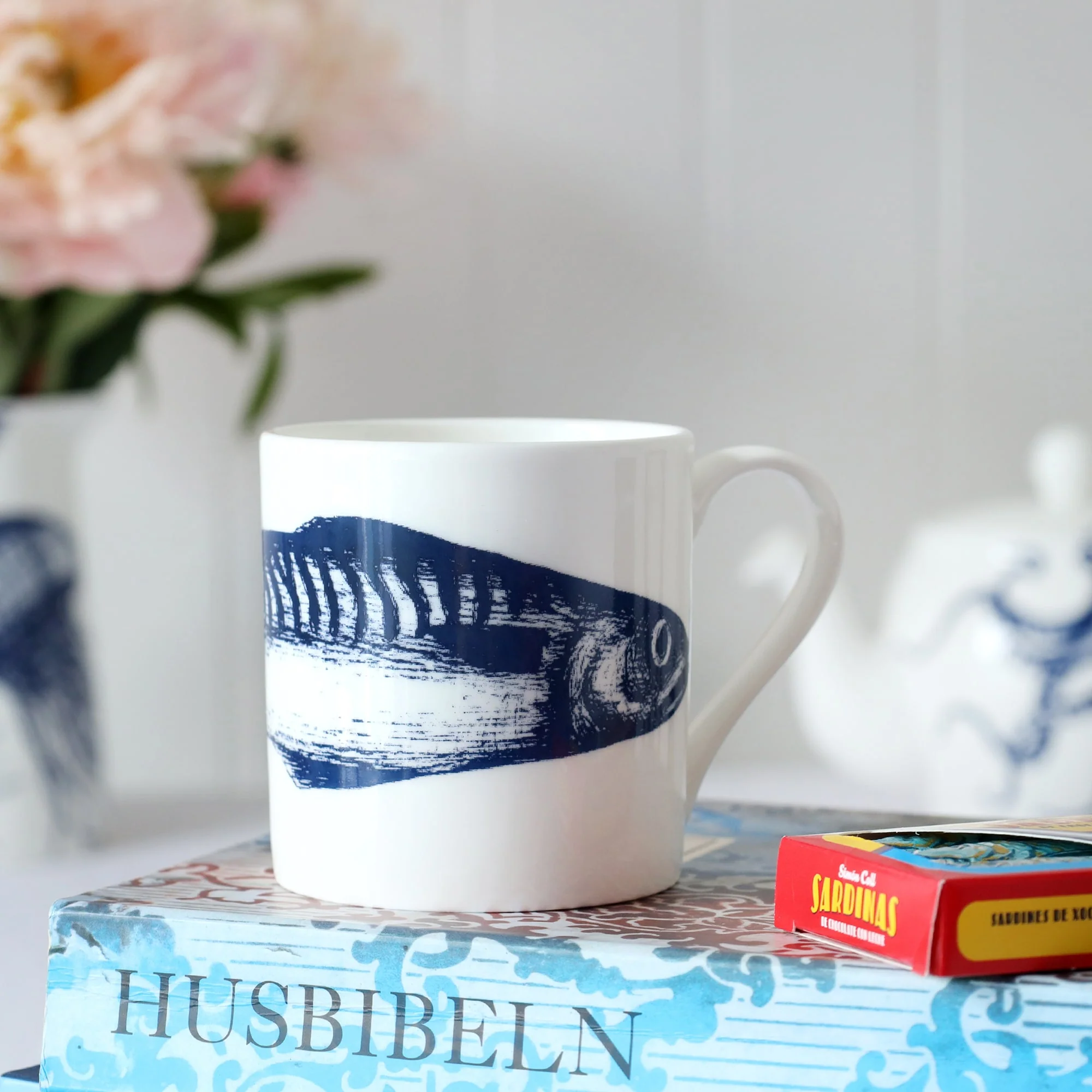 Bone China Mackerel Mug - Image 6