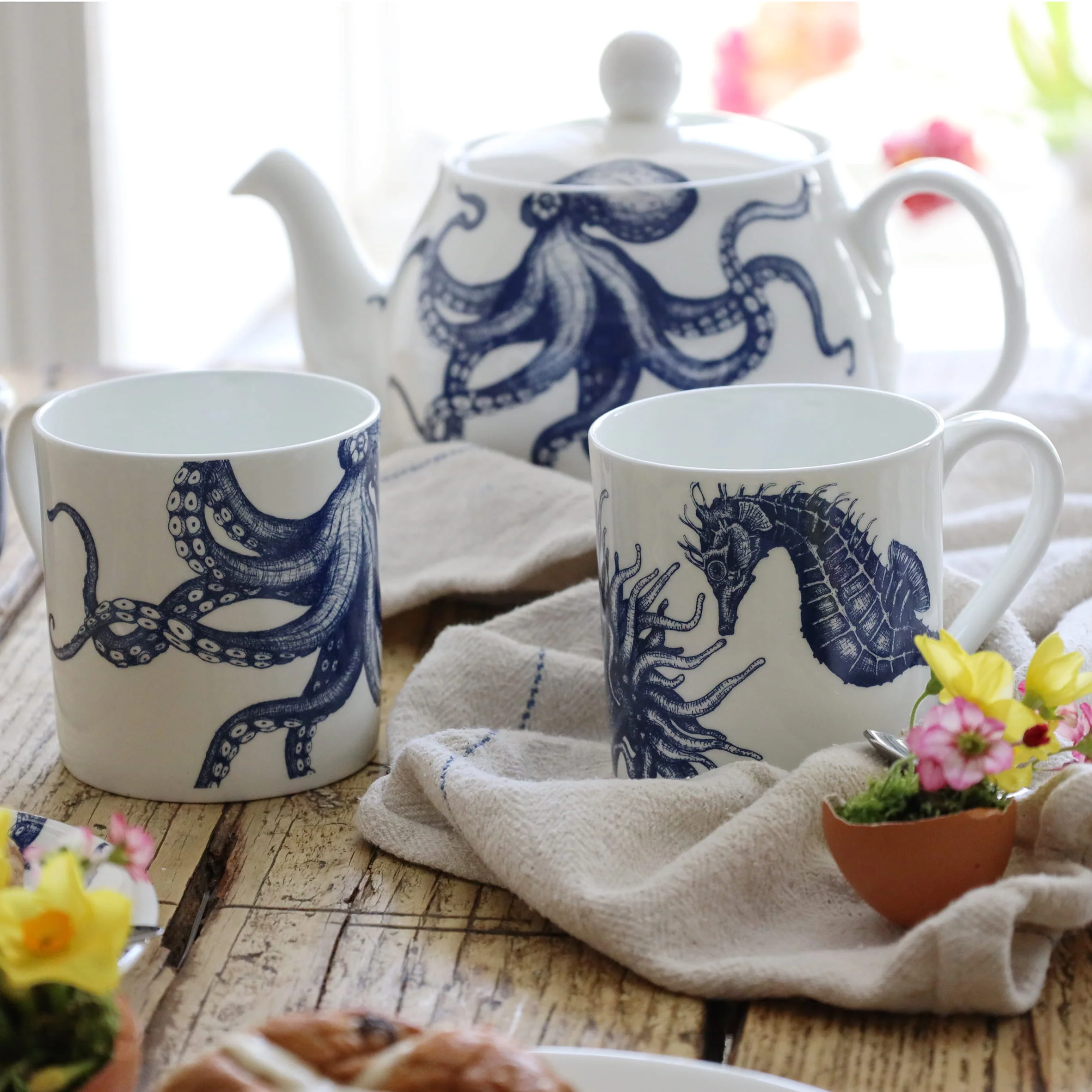 Bone China Seahorse Mug - Image 7