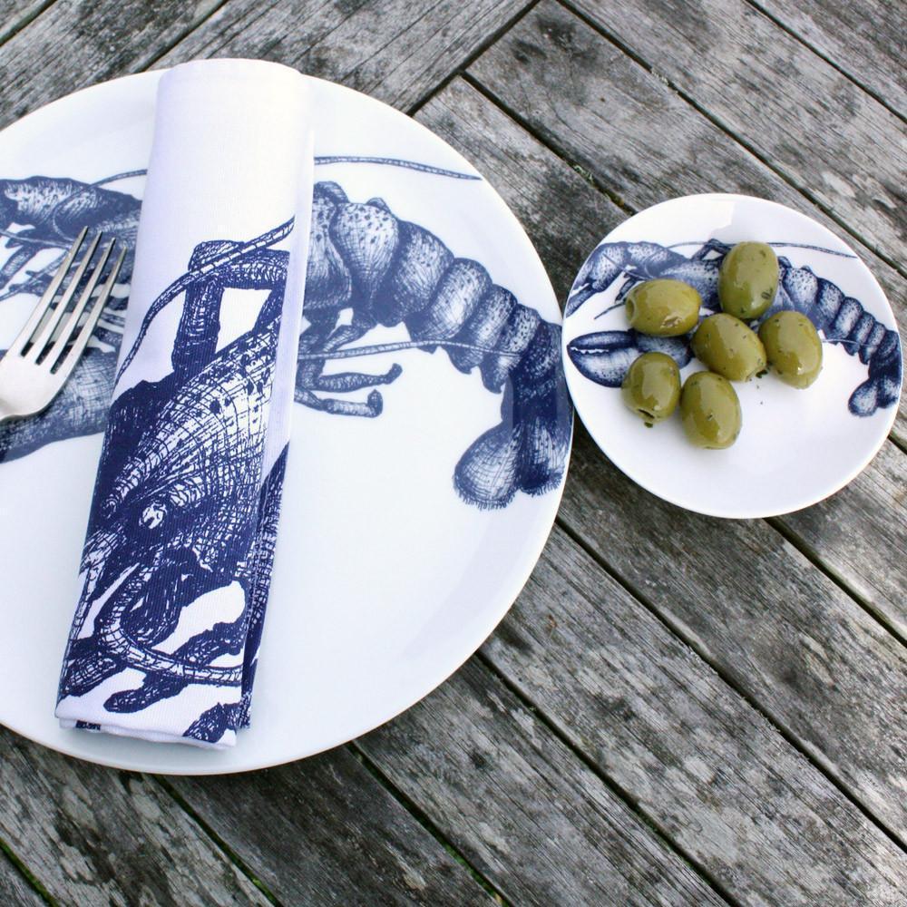 Bone China Nibbles Dish With Lobster Design - Image 3