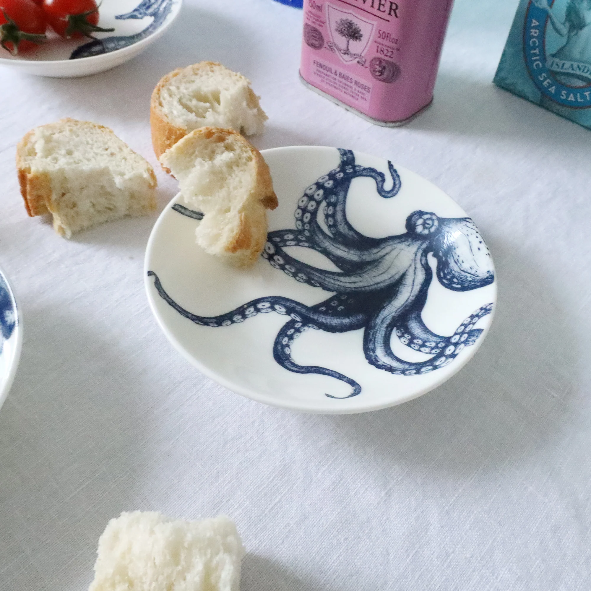 Bone China Nibbles Dish With Octopus Design - Image 3