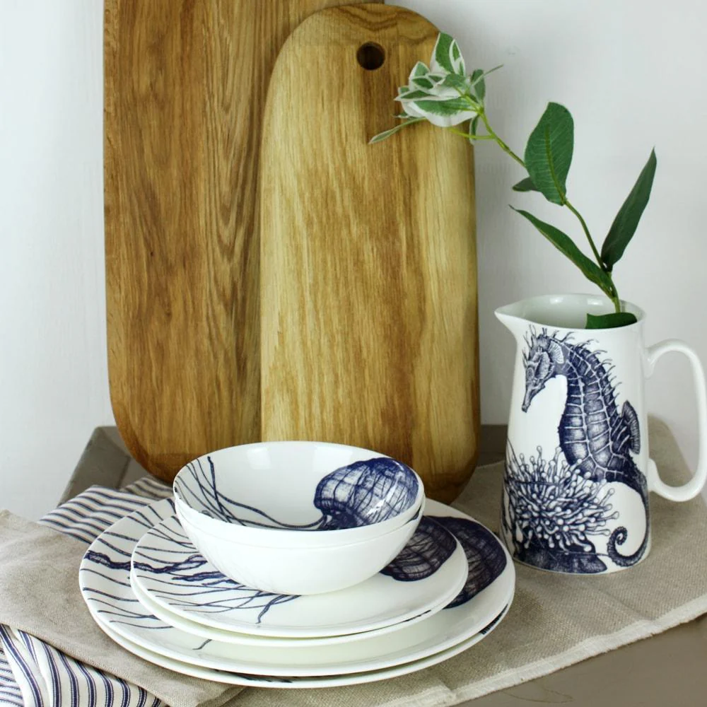 Bone China Jellyfish Dinner Plate - Image 4