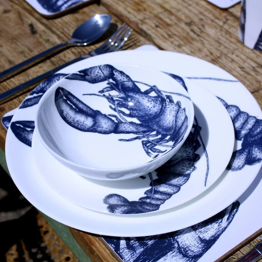 Bone China Lobster Dinner Plate - Image 5