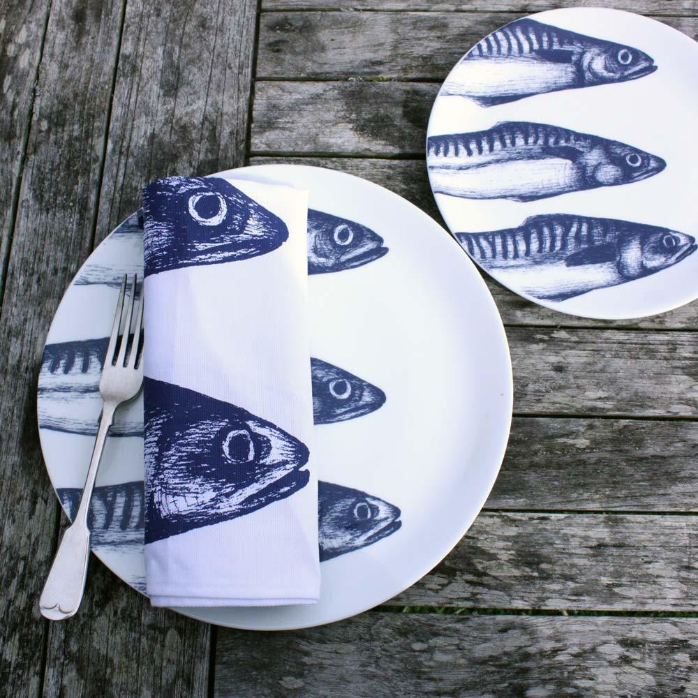Bone China Mackerel Dinner Plate - Image 3