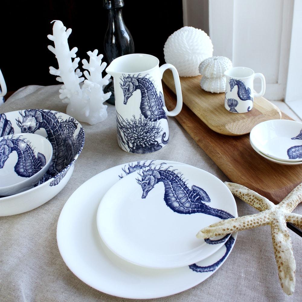 Bone China Seahorse Side Plate - Image 3