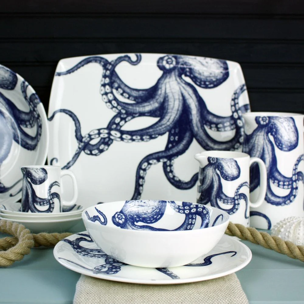 Bone China Octopus Platter - Image 4