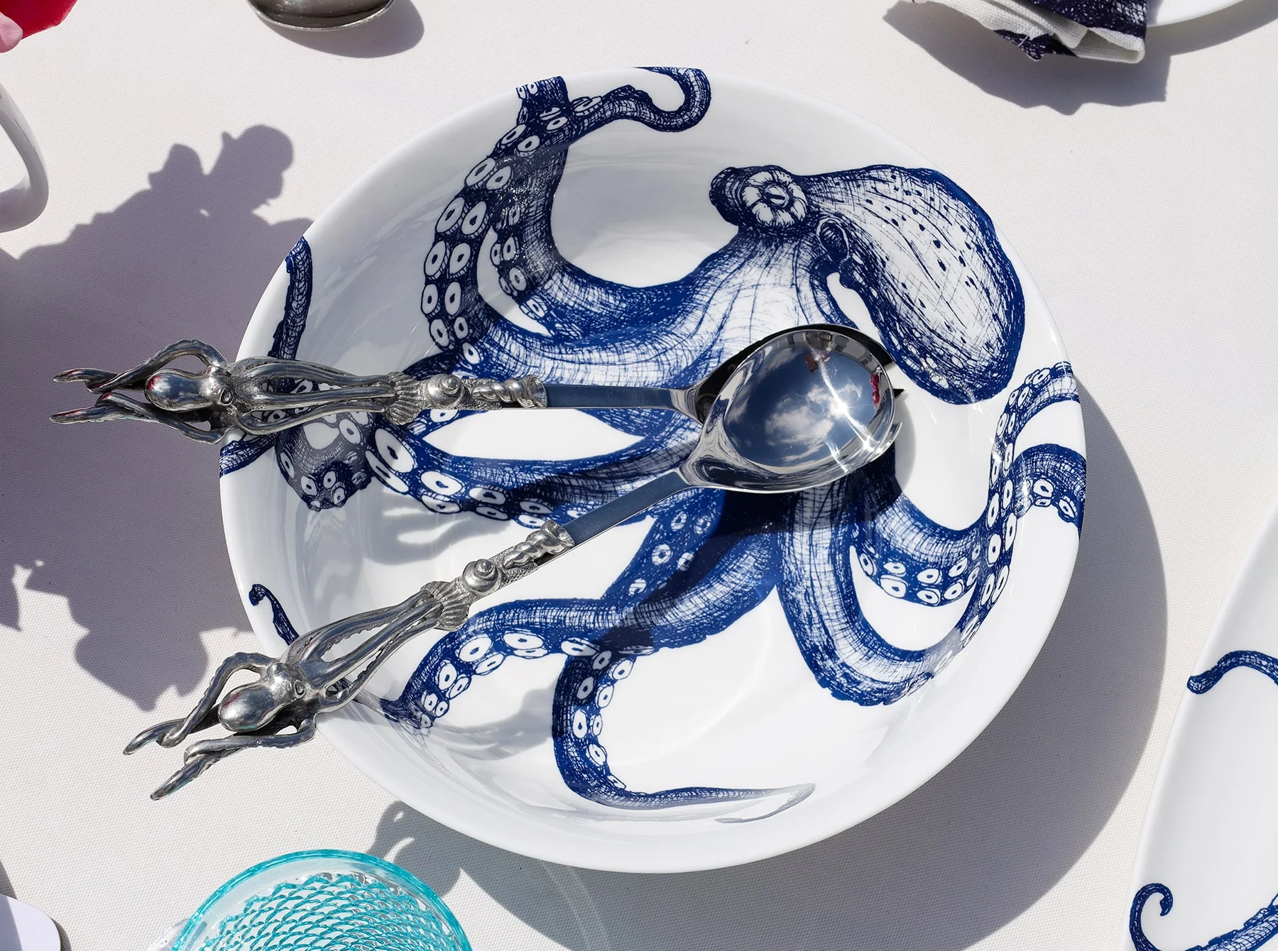 Bone China Octopus Serving Bowl - Image 4