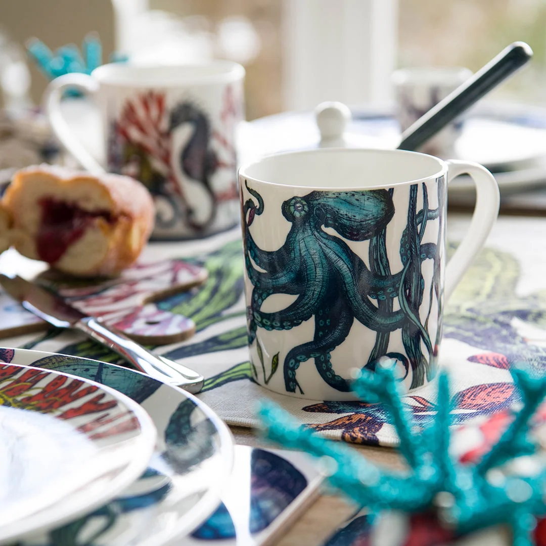 Bone China Reef Mug Set - Image 5