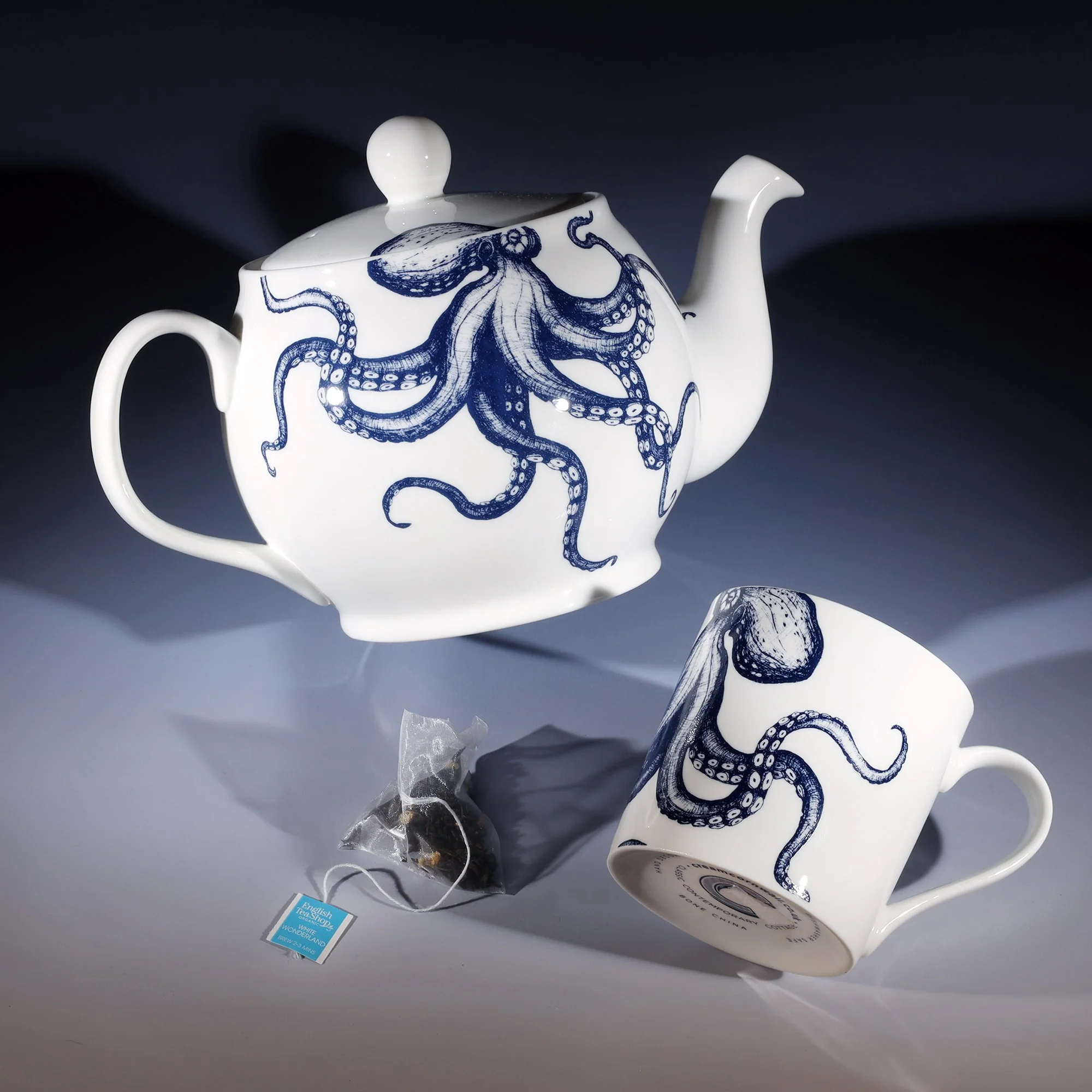 Bone China Octopus Teapot - Image 3